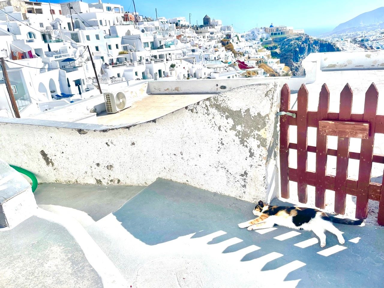 DAY22 - Santorini, Greece ：エーゲ海に浮かぶ、青と白の